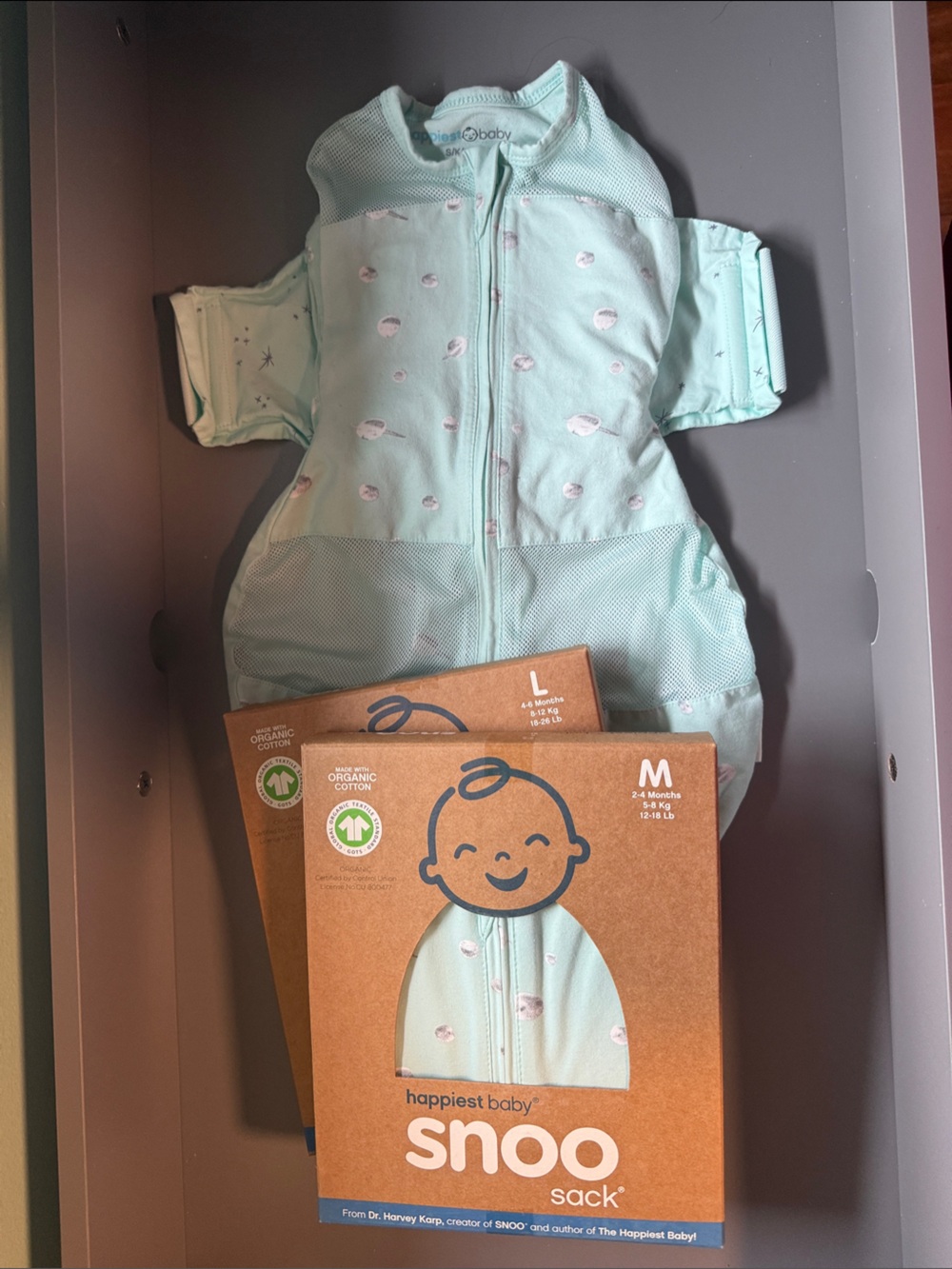 Snoo Sack Swaddle - Mint Sm, Md, and Lg